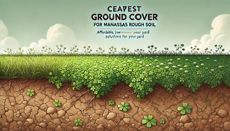 cheapest ground cover manassas roug soil