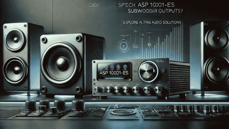 does space tech lab asp 10001-es has subwoofer output