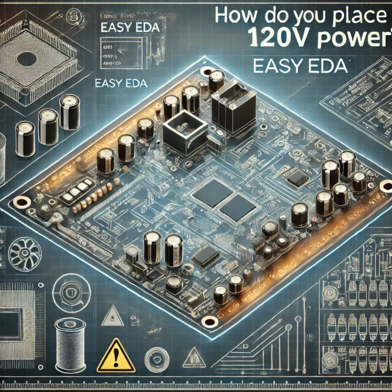 easy eda how do you place 120v power