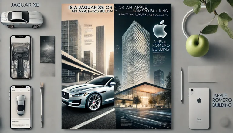 is a jaguar xe or an apple romero building