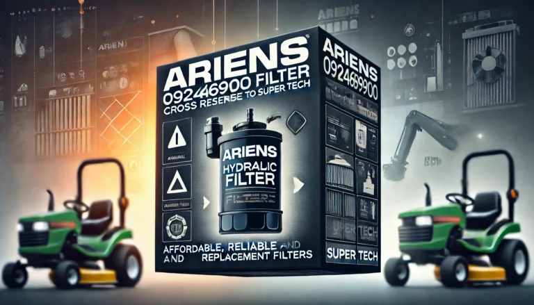 ariens 09246900 hydraulic filter cross reference to super tech