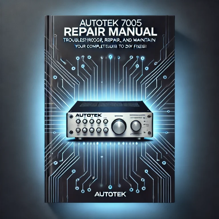 autotek 7005 repair manual