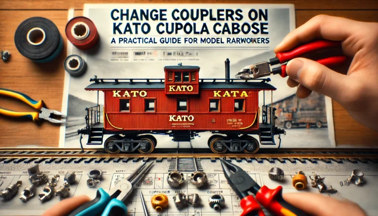 change couplers on kato cupola caboose