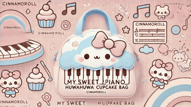 cinnamoroll my sweet piano huwahuwa cupcake bag