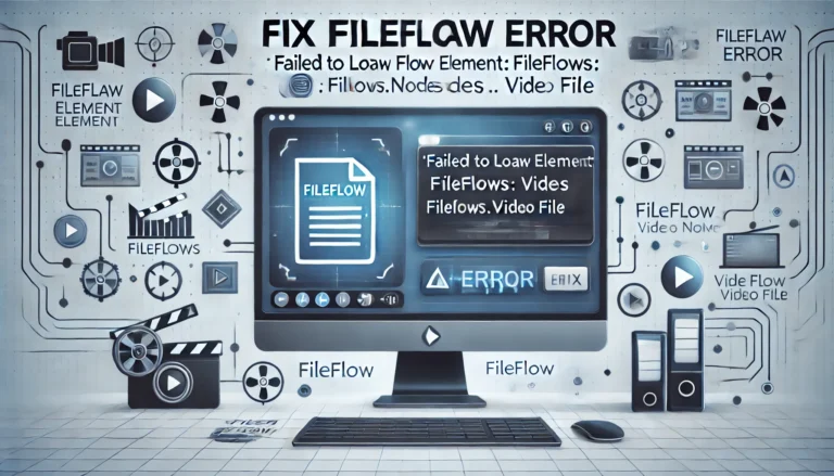 fileflow error :failed to load flow element: fileflows.videos nodes.video file